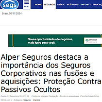 Alper Seguros destaca a importncia dos Seguros Corporativos nas fuses e aquisies: Proteo Contra Passivos Ocultos